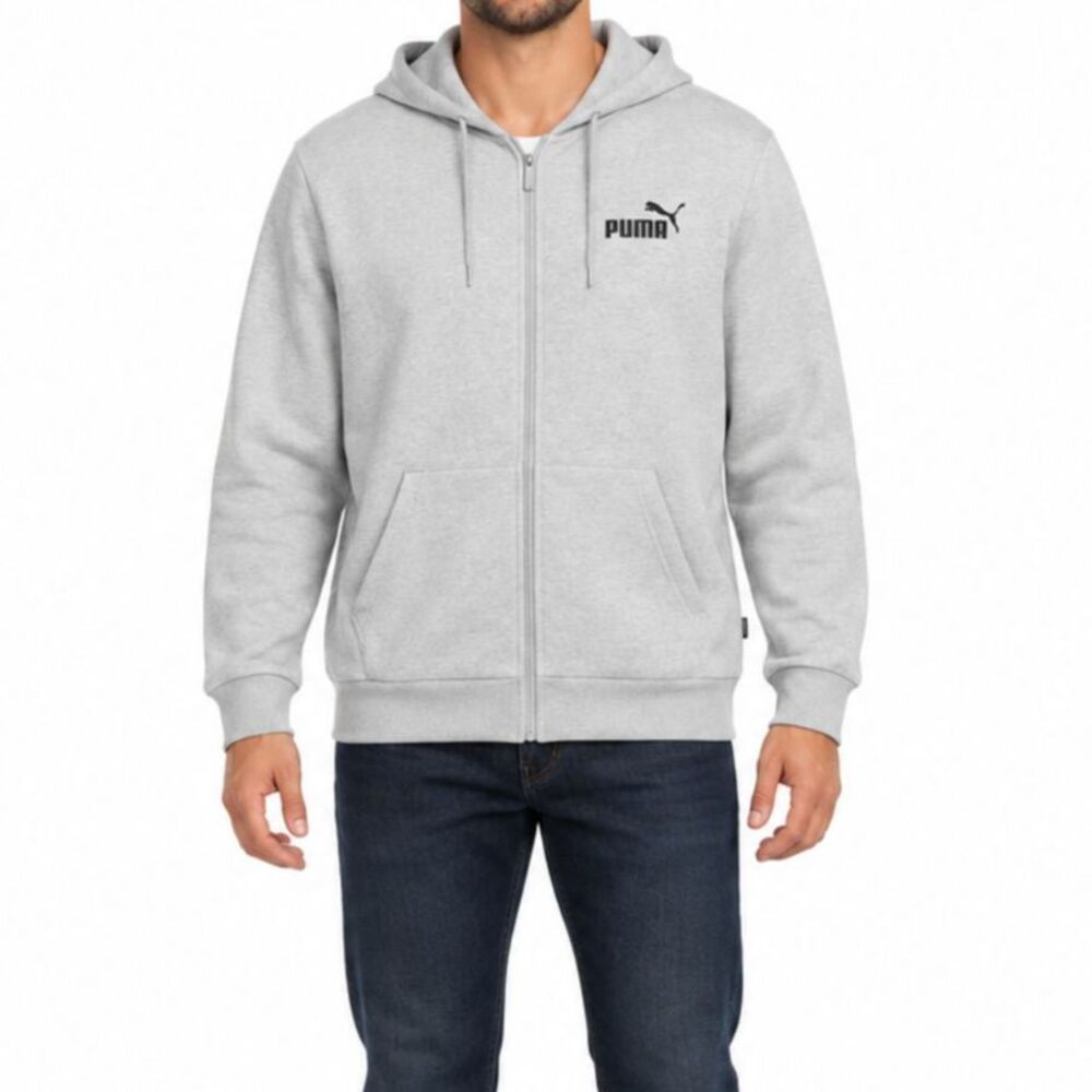Puma Men’s Essentials Full-Zip Hoodie | Size XL